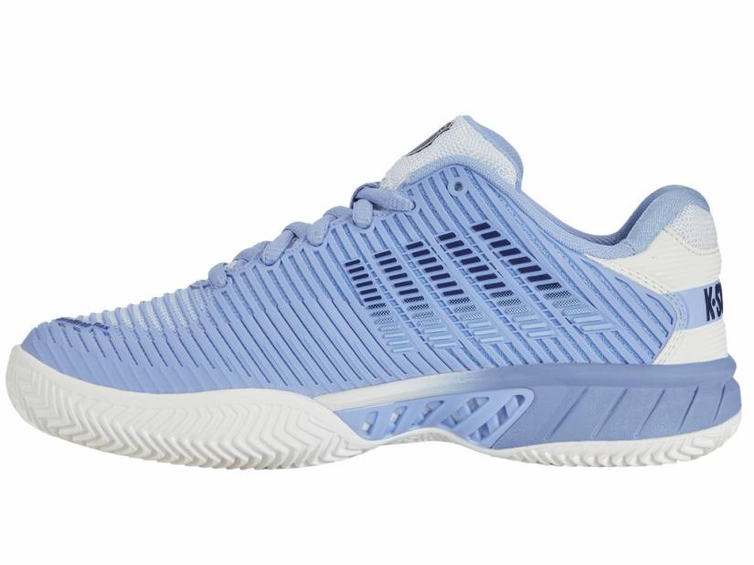 K-Swiss HYPERCOURT EXPRESS 2 CLAY Bright White/open Air/estate Blue | Women Tennis