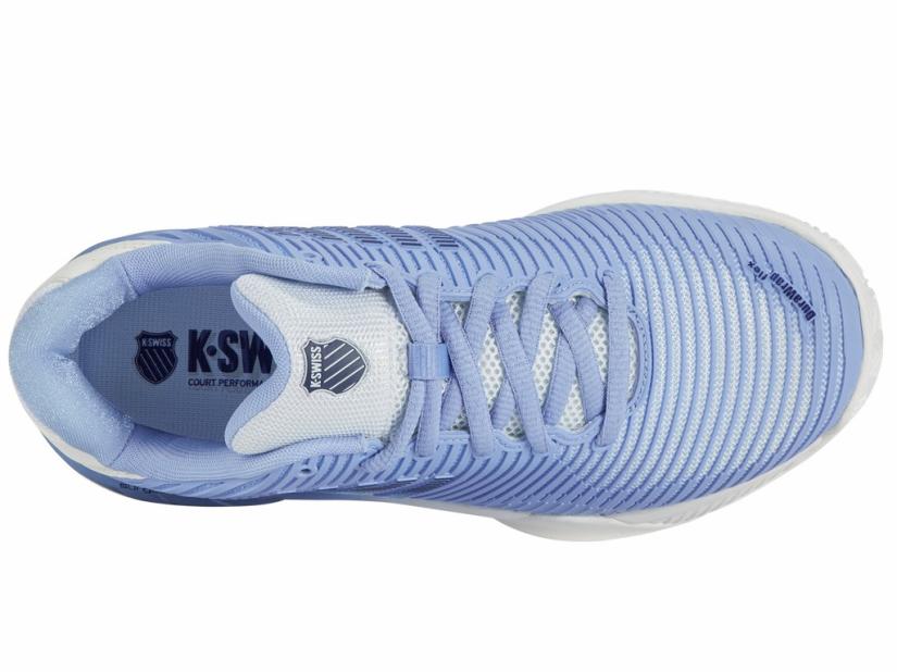 K-Swiss HYPERCOURT EXPRESS 2 CLAY Bright White/open Air/estate Blue | Women Tennis
