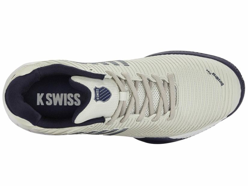 K-Swiss HYPERCOURT EXPRESS 2 Gray/wht/peacoat | Kids Tennis