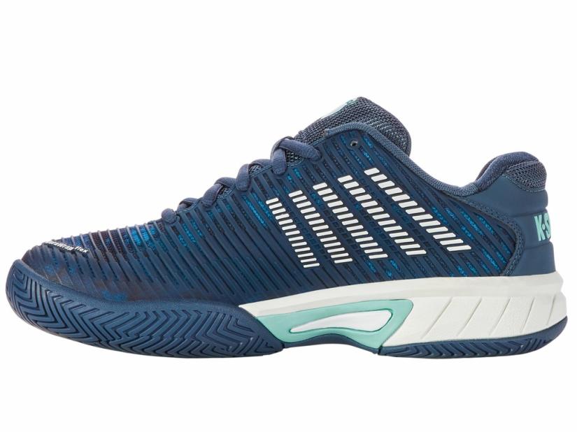K-Swiss HYPERCOURT EXPRESS 2 Indian Teal/star White/moonstruck | Kids Tennis