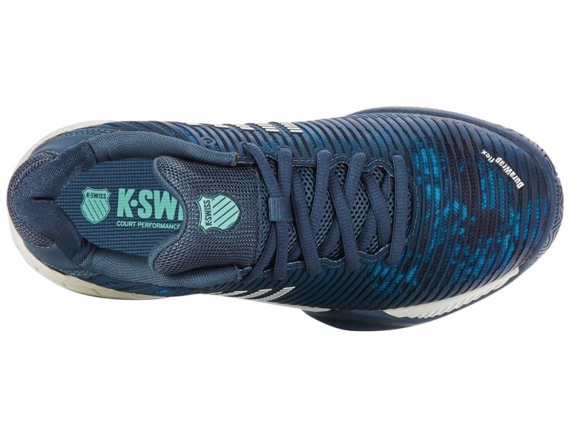 K-Swiss HYPERCOURT EXPRESS 2 Indian Teal/star White/moonstruck | Kids Tennis
