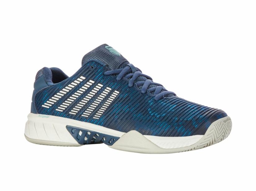 K-Swiss HYPERCOURT EXPRESS 2 Indian Teal/star White/moonstruck | Men Tennis