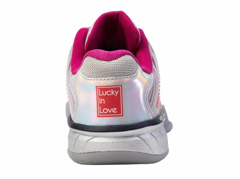 K-Swiss HYPERCOURT EXPRESS 2 LUCKY IN LOVE Silver/harbour Mist/dragon Fruit | Women Tennis
