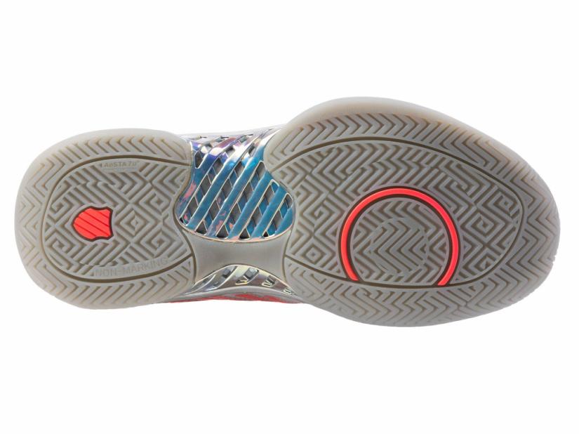 K-Swiss HYPERCOURT EXPRESS 2 LUCKY IN LOVE Silver/harbour Mist/dragon Fruit | Women Tennis