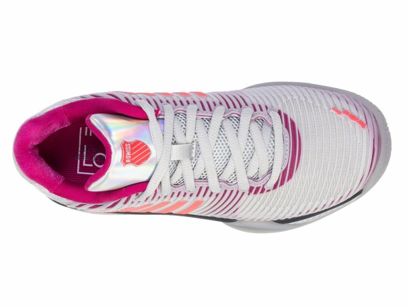 K-Swiss HYPERCOURT EXPRESS 2 LUCKY IN LOVE Silver/harbour Mist/dragon Fruit | Women Tennis