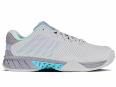 K-Swiss HYPERCOURT EXPRESS 2 Nimbus Cloud/lilac Gray/neon Purple | Women Tennis