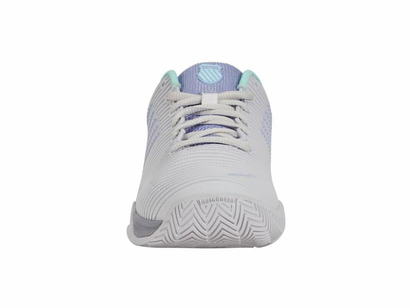 K-Swiss HYPERCOURT EXPRESS 2 Nimbus Cloud/lilac Gray/neon Purple | Women Tennis