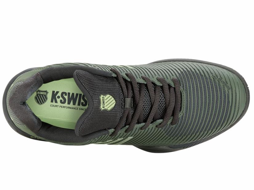 K-Swiss HYPERCOURT EXPRESS 2 Sea Spray/urban Chic/soft Neon Green | Men Tennis