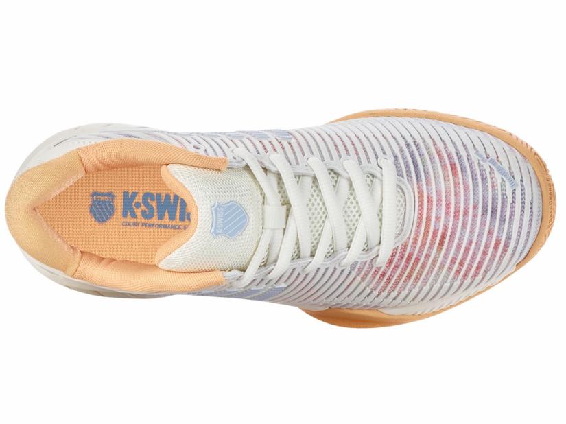 K-Swiss HYPERCOURT EXPRESS 2 Star White/peach Fuzz/heather | Kids Tennis