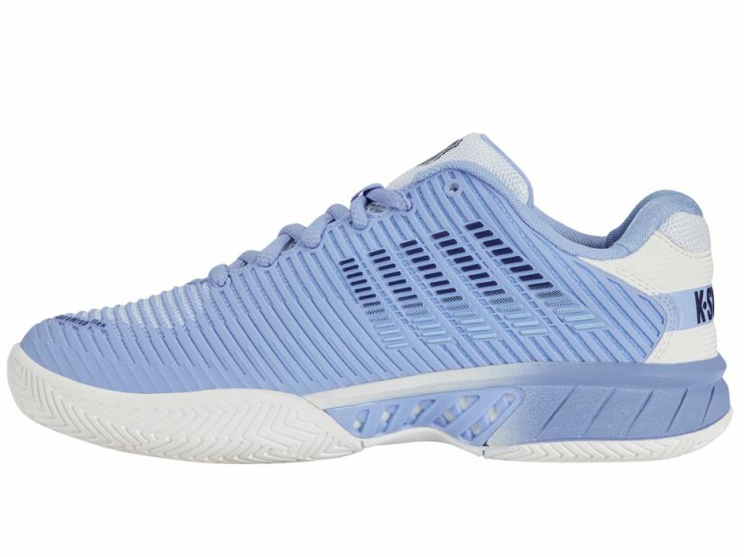 K-Swiss HYPERCOURT EXPRESS 2-WIDE Bright White/open Air/estate Blue | Women Tennis