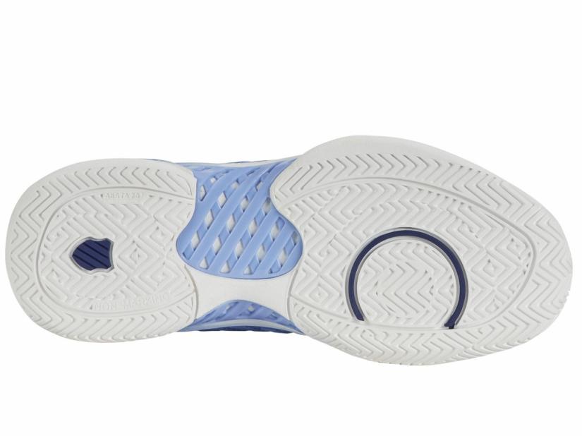 K-Swiss HYPERCOURT EXPRESS 2-WIDE Bright White/open Air/estate Blue | Women Wide Shoes