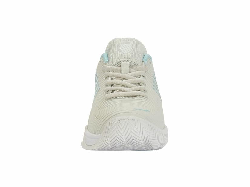 K-Swiss HYPERCOURT EXPRESS 2-WIDE Gray/wht/bluglw | Women Wide Shoes
