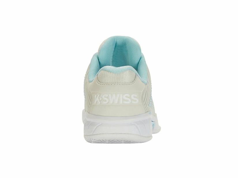 K-Swiss HYPERCOURT EXPRESS 2-WIDE Gray/wht/bluglw | Women Wide Shoes