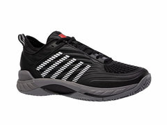 K-Swiss HYPERCOURT SUPREME 2 Black/steel Gray/firey Red | Men Tennis