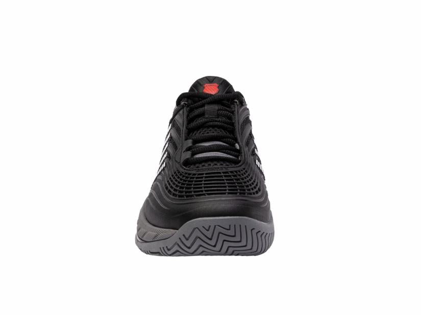 K-Swiss HYPERCOURT SUPREME 2 Black/steel Gray/firey Red | Men Tennis