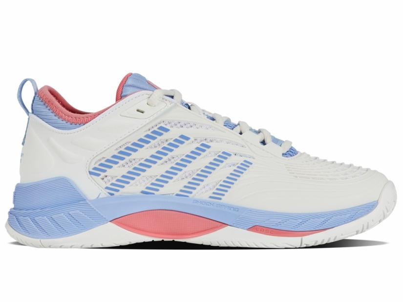 K-Swiss HYPERCOURT SUPREME 2 Bright White/open Air/strawberry Ice | Women Tennis