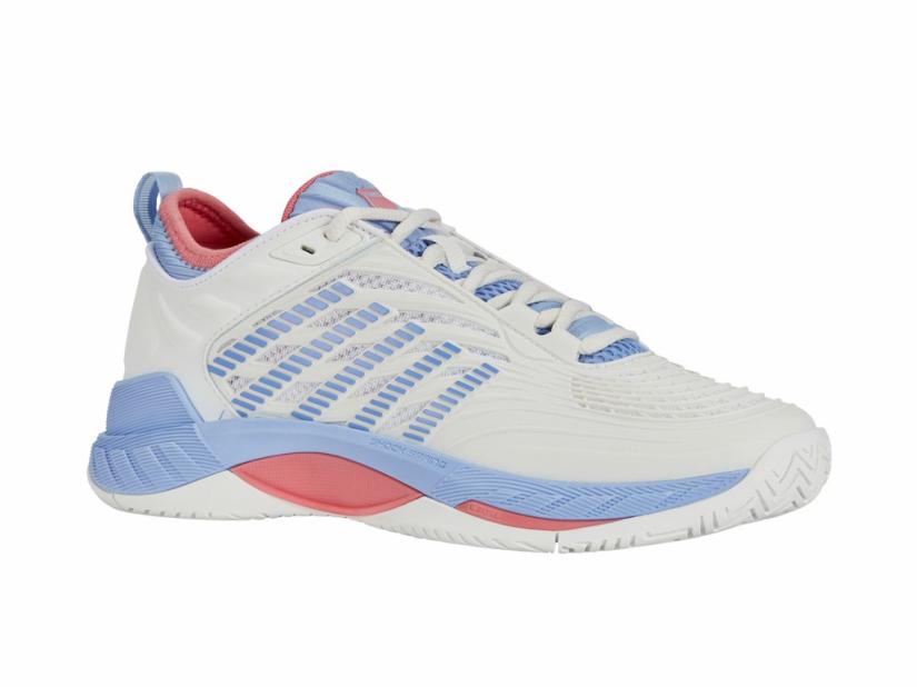 K-Swiss HYPERCOURT SUPREME 2 Bright White/open Air/strawberry Ice | Women Tennis