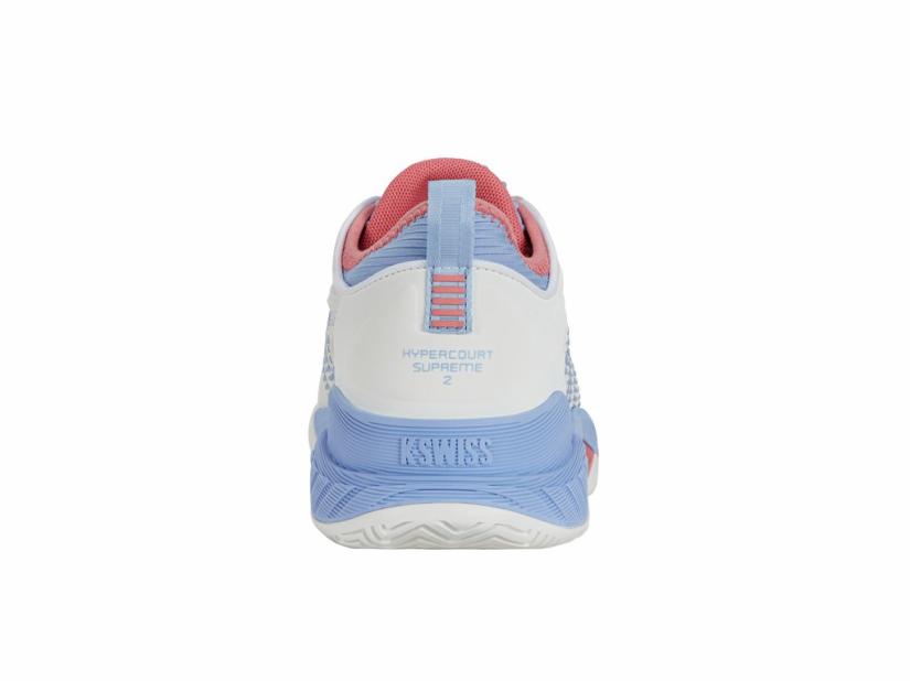 K-Swiss HYPERCOURT SUPREME 2 Bright White/open Air/strawberry Ice | Women Tennis