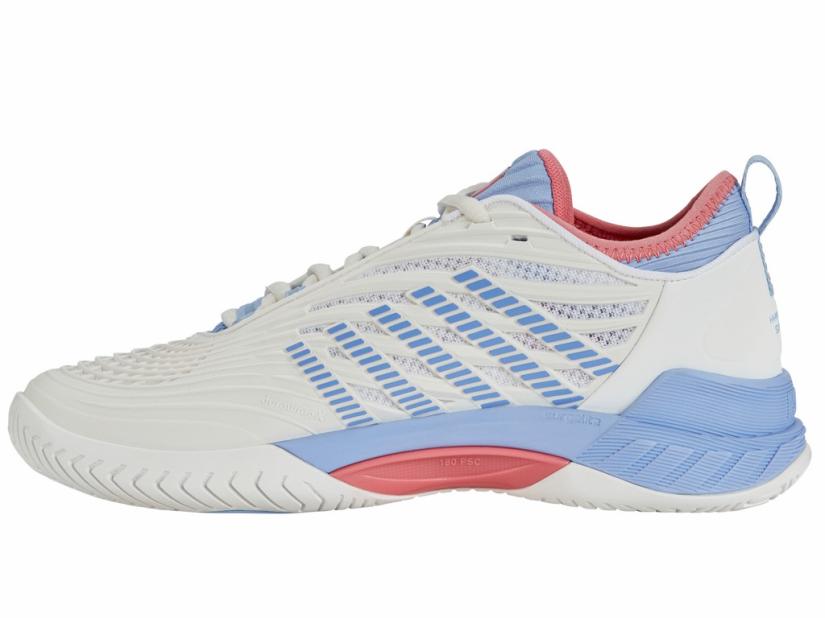 K-Swiss HYPERCOURT SUPREME 2 Bright White/open Air/strawberry Ice | Women Tennis