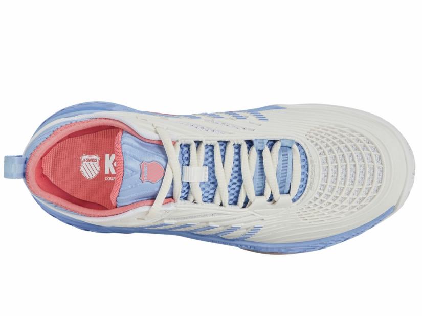 K-Swiss HYPERCOURT SUPREME 2 Bright White/open Air/strawberry Ice | Women Tennis