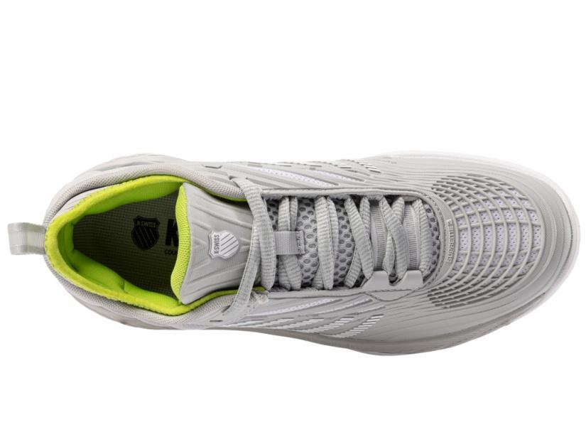 K-Swiss HYPERCOURT SUPREME 2 Gray Violet/white/lime Green | Women Tennis