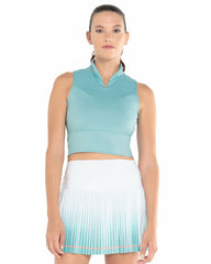 K-Swiss LONG GAME CROP TANK Nile | Women T-Shirts &amp; Tops