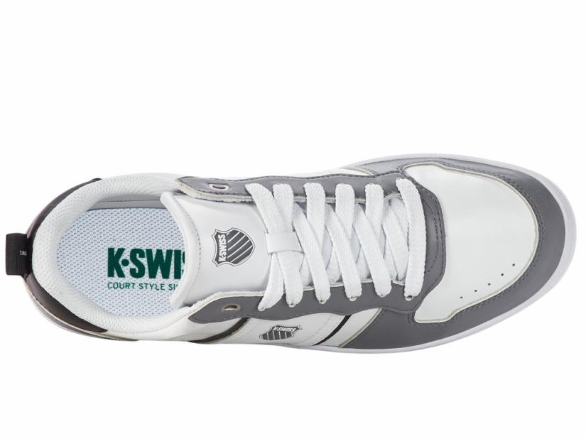 K-Swiss LOZAN MATCH LTH Steel Grey/white/black | Men Lifestyle
