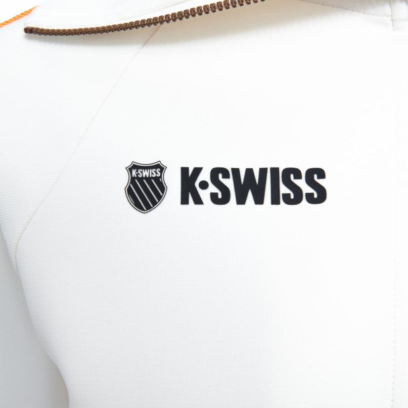 K-Swiss MCLAREN VINTAGE SOFT TRACK JACKET White | Women Jackets &amp; Hoodies