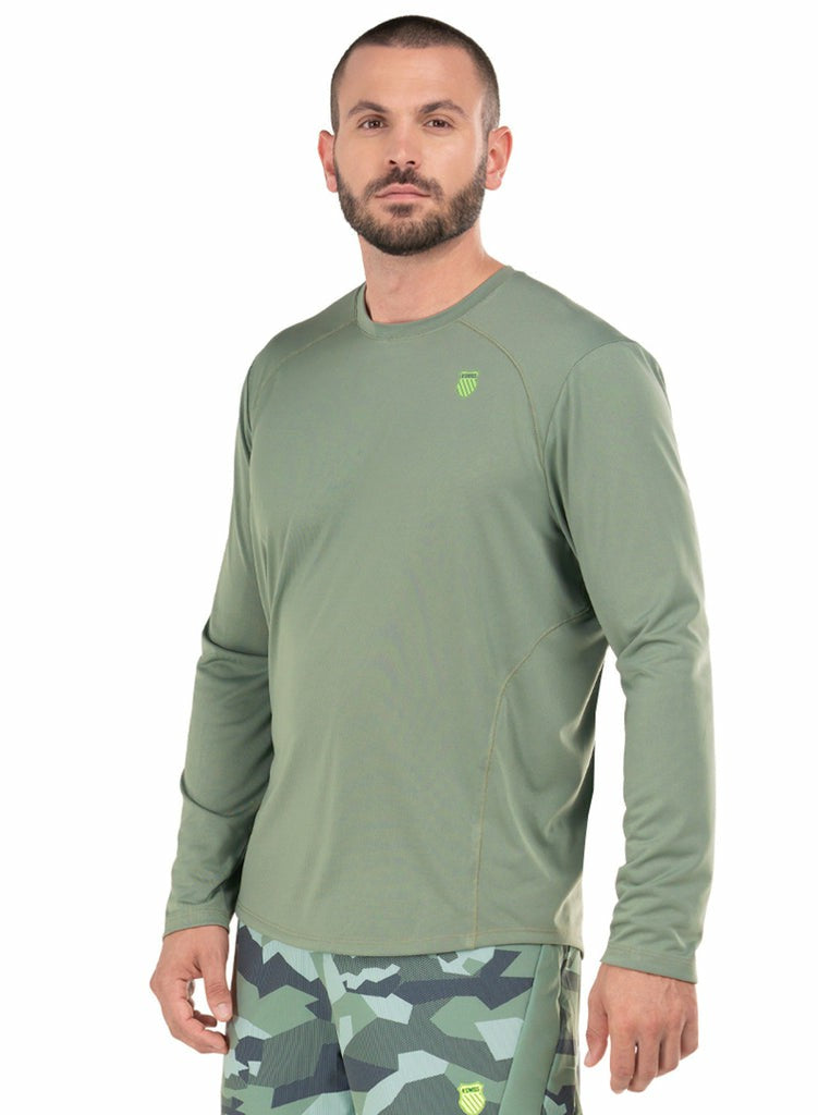 K-Swiss ODYSSEY L/S Spray | Men T-Shirts &amp; Tops