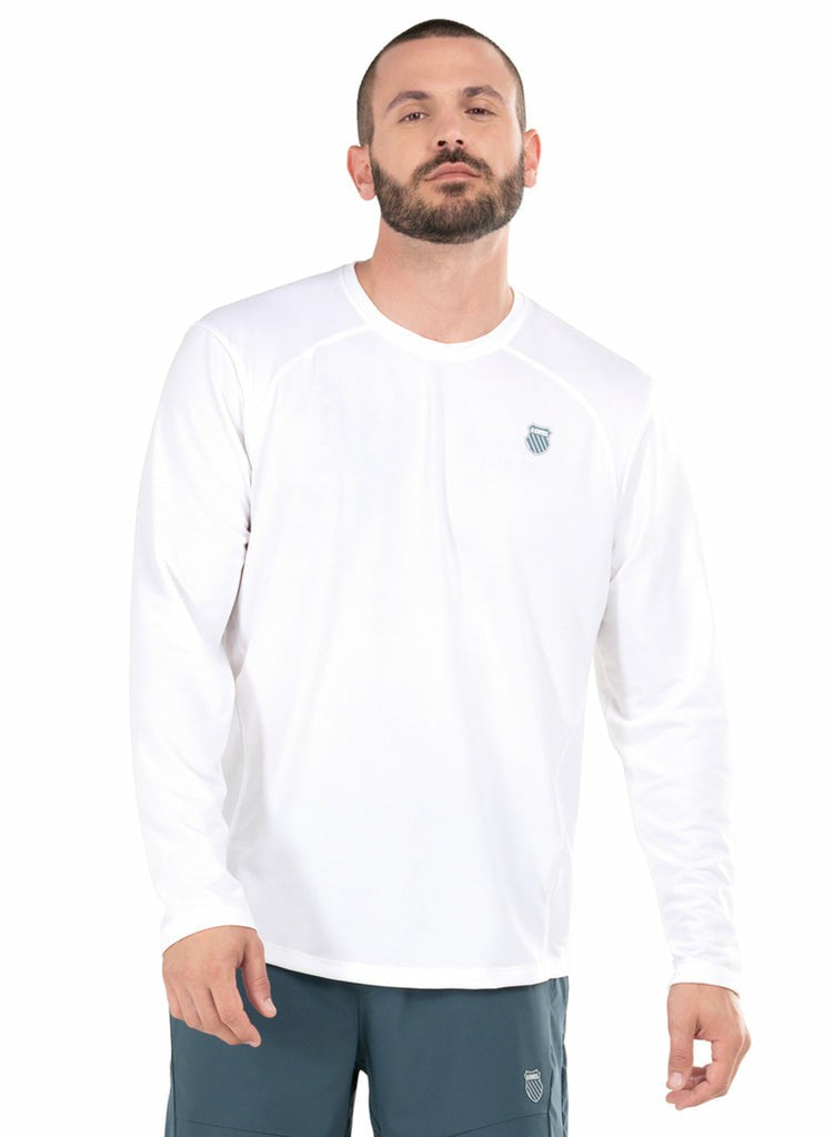 K-Swiss ODYSSEY L/S White | Men Tennis &amp; Pickleball