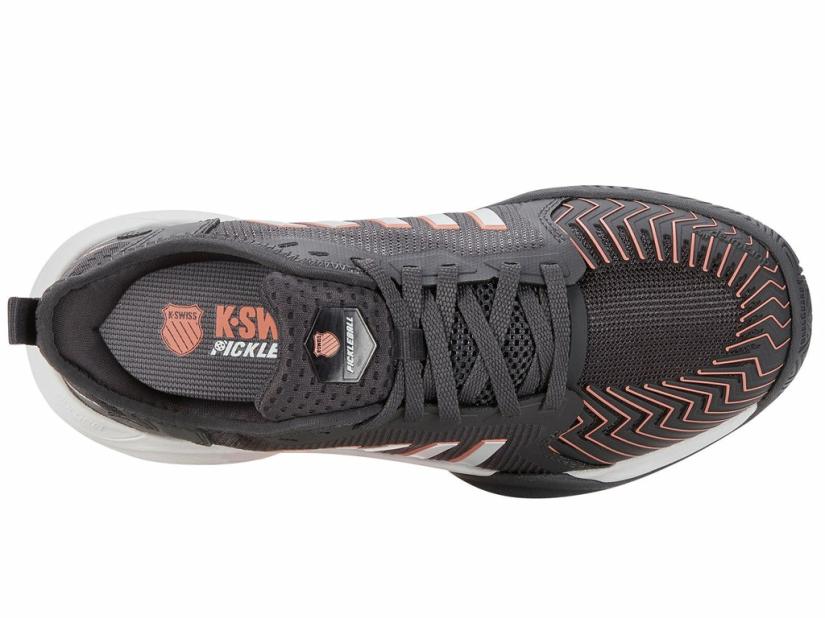 K-Swiss PICKLEBALL SUPREME Asphalt/white/peach Amber | Women Pickleball