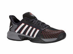 K-Swiss PICKLEBALL SUPREME Jet Black/steel Gray/spicy Orange | Men Pickleball