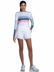 K-Swiss PIQUE SHORT-4" White | Women Tennis