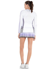 K-Swiss PLEATED L/S CREW LUCKY IN LOVE Paisley | Women T-Shirts &amp; Tops