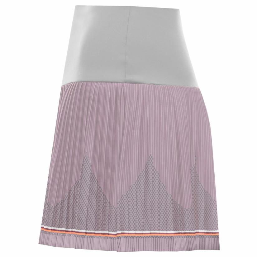 K-Swiss PLEATED SKIRT-14.5" Light Quartz | Women Tennis