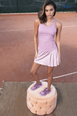 K-Swiss RIB TANK W/BRA Soft Berry | Women Tennis