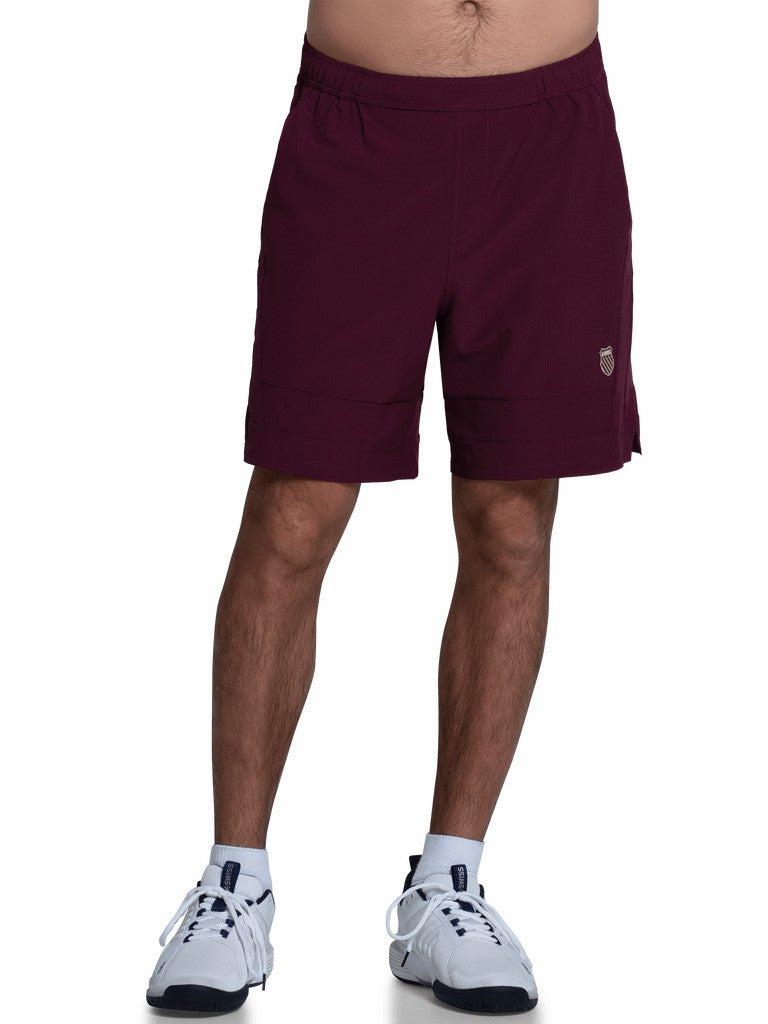 K-Swiss RIP STOP SHORT-7" Wine | Men Tennis &amp; Pickleball