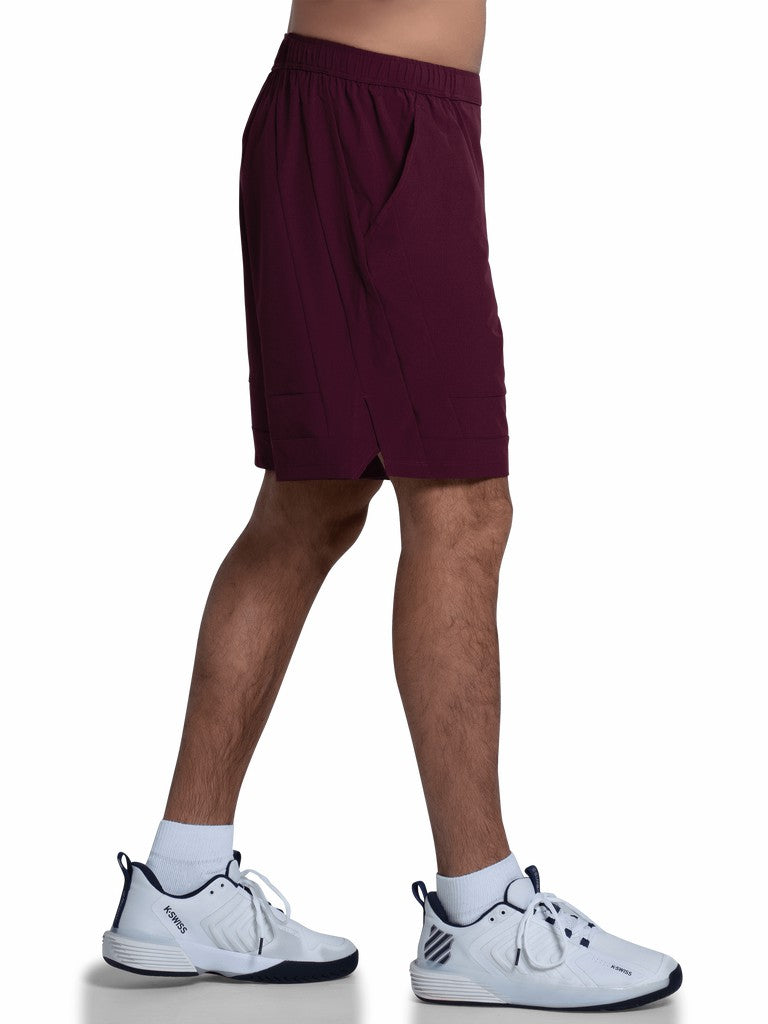K-Swiss RIP STOP SHORT-7" Wine | Men Tennis &amp; Pickleball