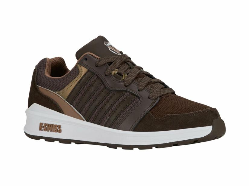 K-Swiss RIVAL TRAINER T Chocolate Brown/toasted Coconut | Men Lifestyle