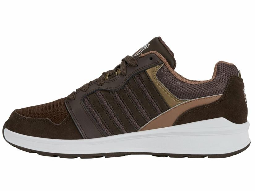 K-Swiss RIVAL TRAINER T Chocolate Brown/toasted Coconut | Men Lifestyle