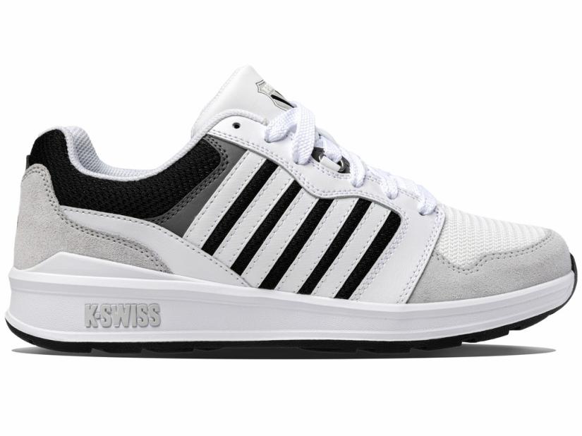 K-Swiss RIVAL TRAINER T White/black/lunar Rock | Men Lifestyle