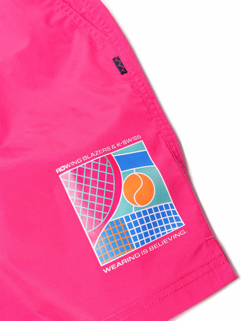 K-Swiss ROWING BLAZERS X K-SWISS SHORTS Pink | Men Tennis &amp; Pickleball