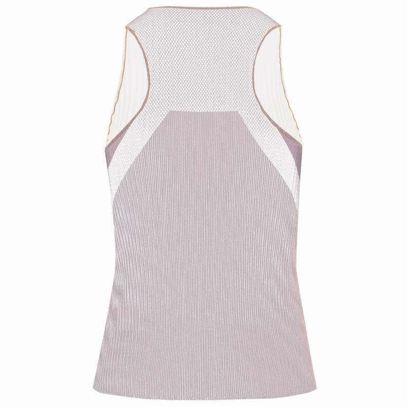 K-Swiss SCULPT PLEATED TANK Plum | Women Tennis &amp; Pickleball