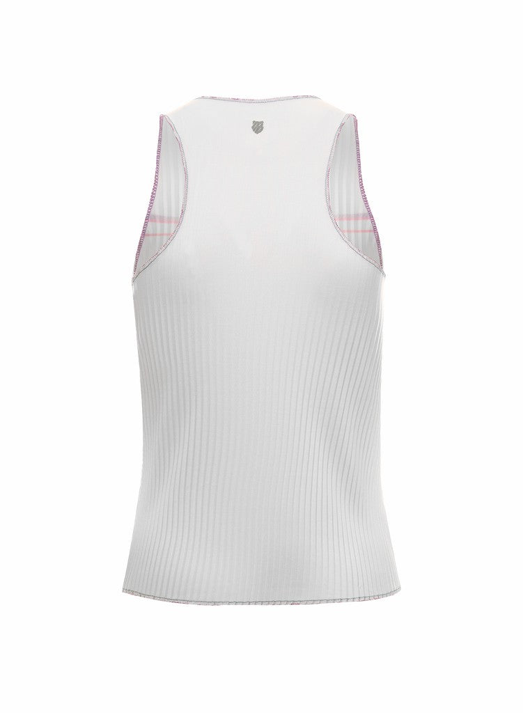 K-Swiss SCULPT PLEATED TANK White Angel | Women Tennis