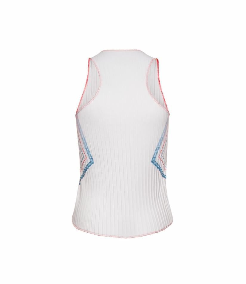 K-Swiss SCULPT PLEATED TANK White | Women T-Shirts &amp; Tops