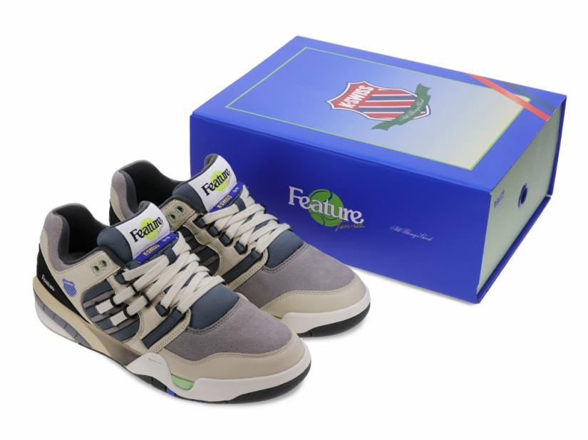 K-Swiss SI-18 INTERNATIONAL X FEATURE Pistachio Shell/frost Grey/marshmallow | Kids Teens (8-16 Years)