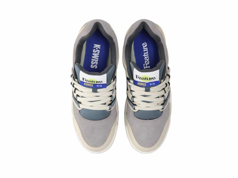 K-Swiss SI-18 INTERNATIONAL X FEATURE Pistachio Shell/frost Grey/marshmallow | Men Lifestyle
