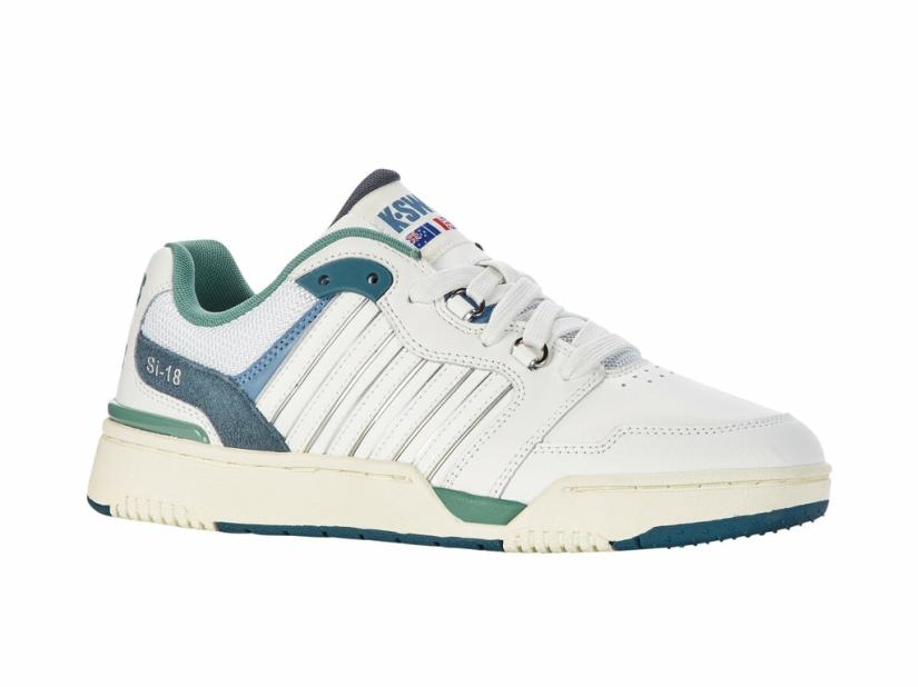 K-Swiss SI-18 RIVAL Brilliant White/ashleigh Blue/beryl Green | Men Lifestyle
