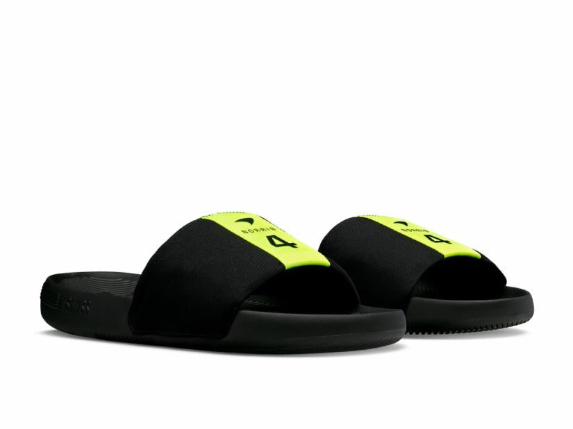 K-Swiss SLIDE SANDAL LN X MCLAREN Black/safety Yellow | Men Slides &amp; Sandals