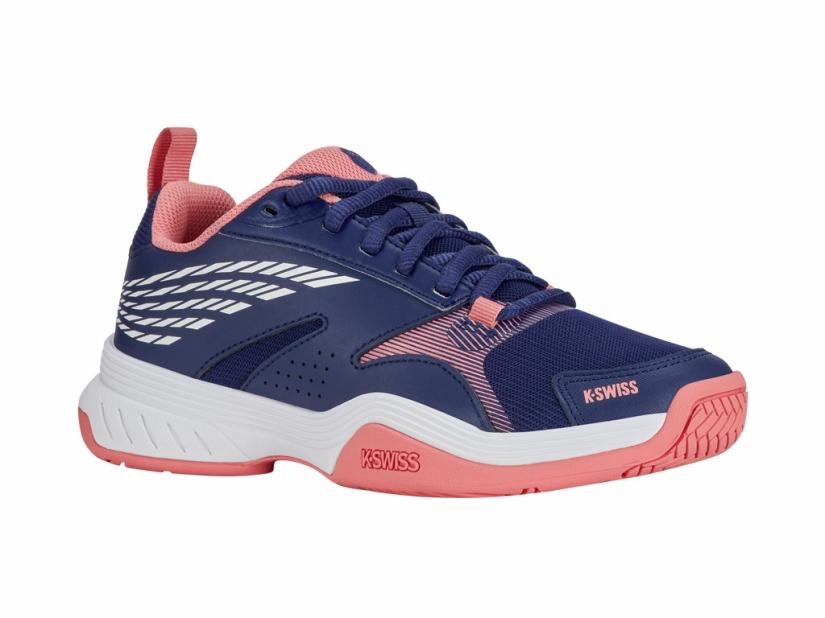K-Swiss SPEEDEX Estate Blue / White / Strawberry Ice | Women Tennis